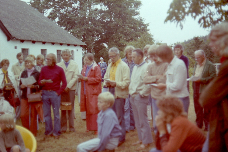 Den første familie fest i Mou hos Kristian